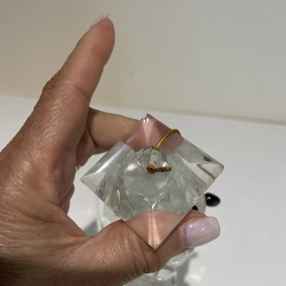 Shannon Crystal Graduation Owl Figurine with Mortar Board Sitting on a Book 5.5" - Picture 7 of 12